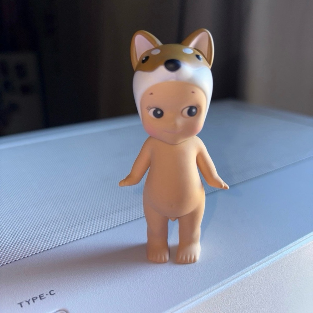 Charming Fox Hat Doll Figurine